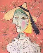 pablo picasso woman in a straw hat oil painting picture wholesale